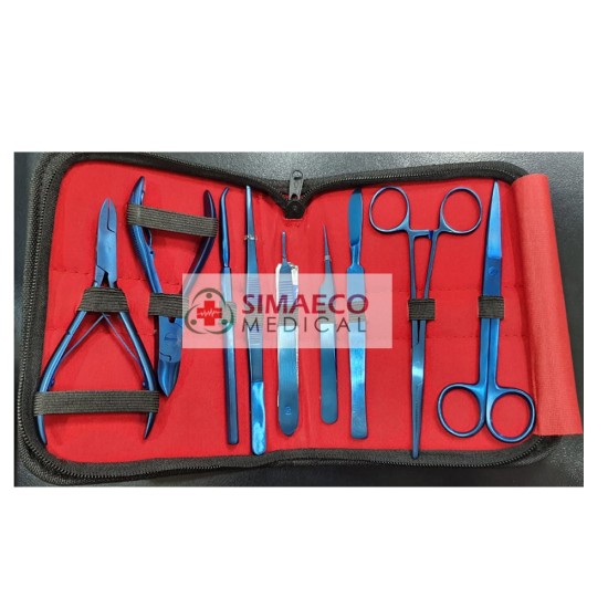 Fragging Tools Kit of 9 PCS Purple Coated Color 