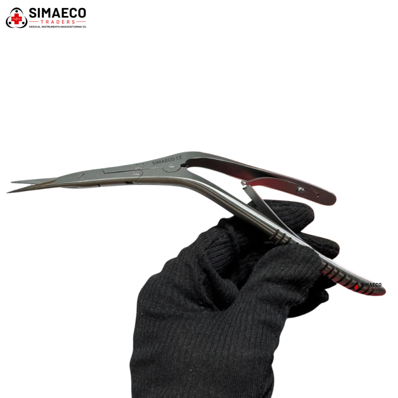 Caplan Double Action Angled Nasal Shears 20 cm