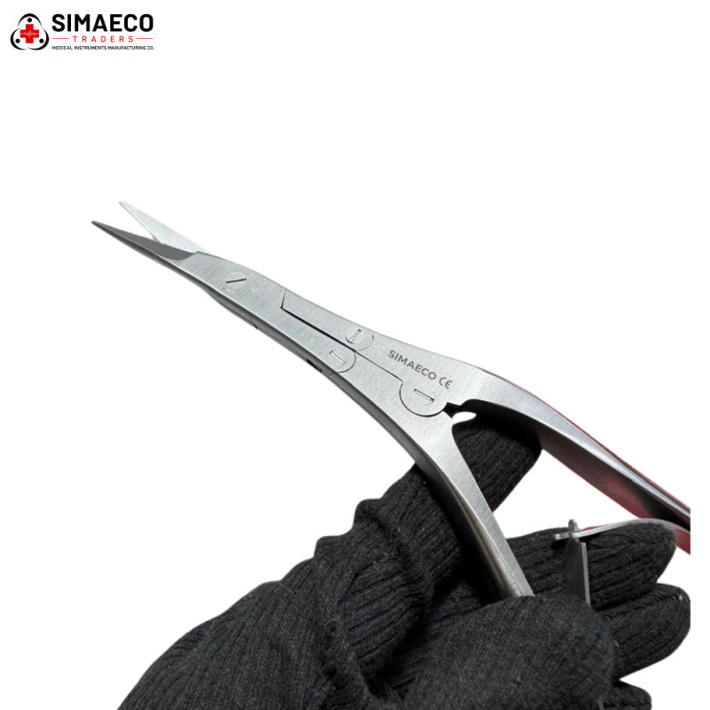 Caplan Double Action Angled Nasal Shears 20 cm