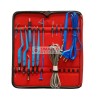 Bipolar Forceps Insulated instruments kit with silicon Cable Reusable 