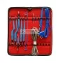 Bipolar Forceps Insulated instruments kit with silicon Cable Reusable 