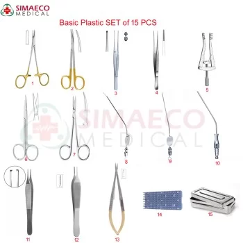 Basic Plastic SET of 15 PCS 