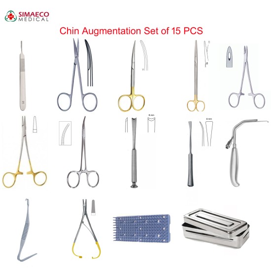 Chin Augmentation Set of 15 PCS 
