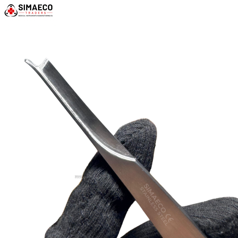 Silver Chisel with Guard (Frenchay) Straight By SIMAECO MEDICAL