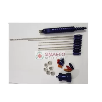 Luer Lock Cannulas SET With Nano Fat Transfer Kit 