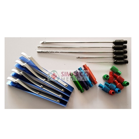 Luer lock cannula set 