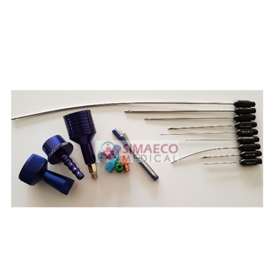 Facial Face Fat filling graft transplantation cannula kit