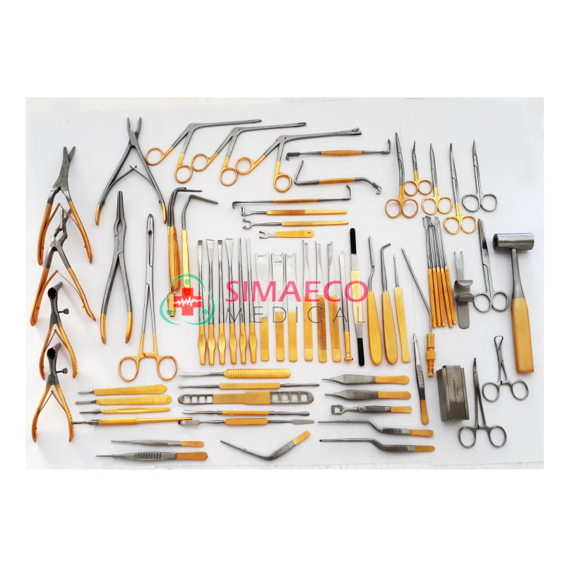 Rhinoplasty Walter SET of 82 PCS Full Gold Plated 