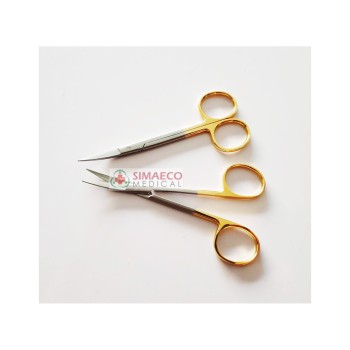 T.C Iris Scissors Straight & Curved 12.5cm 