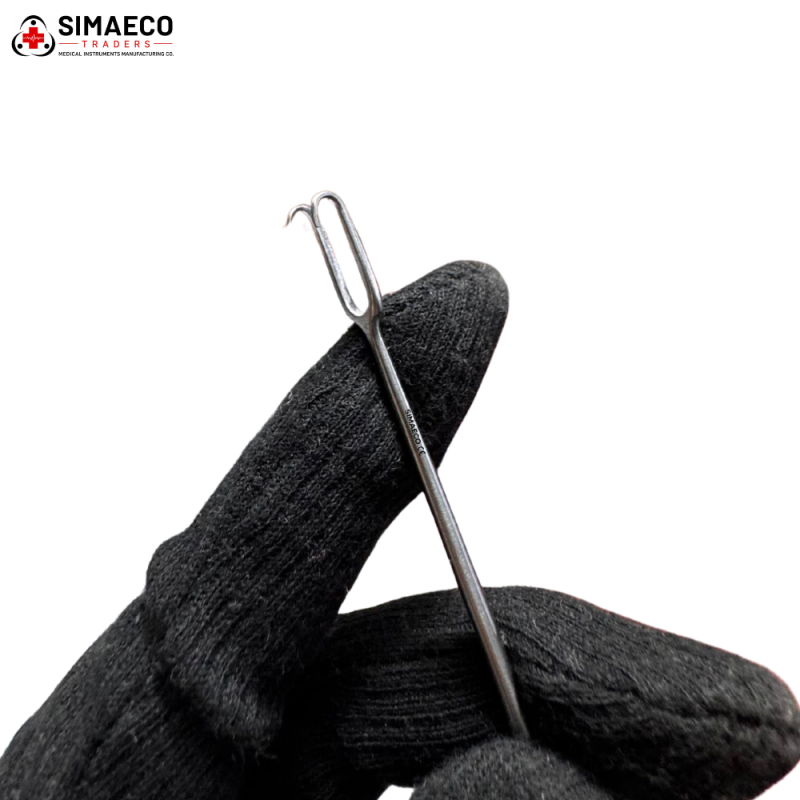 Joseph Double Skin Hook, 17cm, 2mm By SIMAECO MEDICAL Joseph Double Skin Hook, 17cm, 2mm By SIMAECO MEDICAL