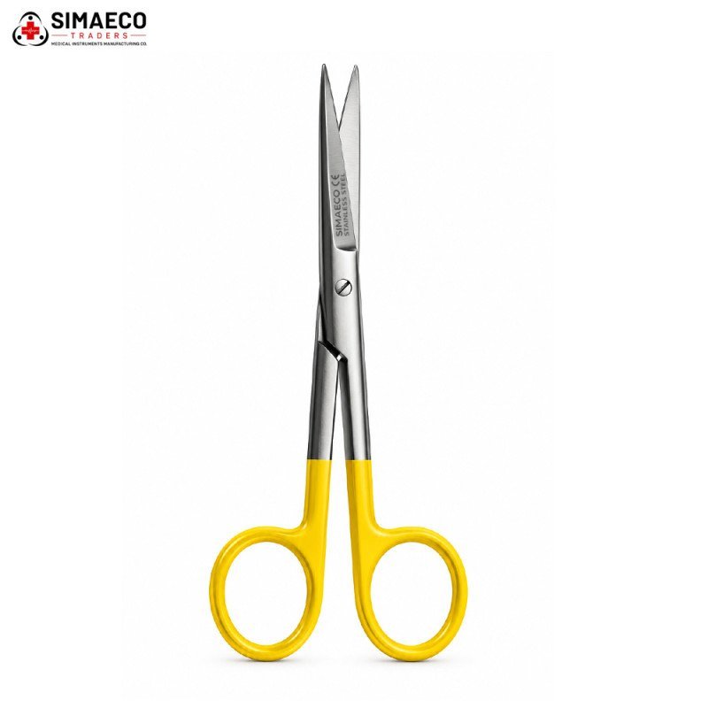 Operating Scissors S/S Straight & Curved TC By SIMAECO MEDICAL Operating Scissors S/S Straight & Curved TC By SIMAECO MEDICAL