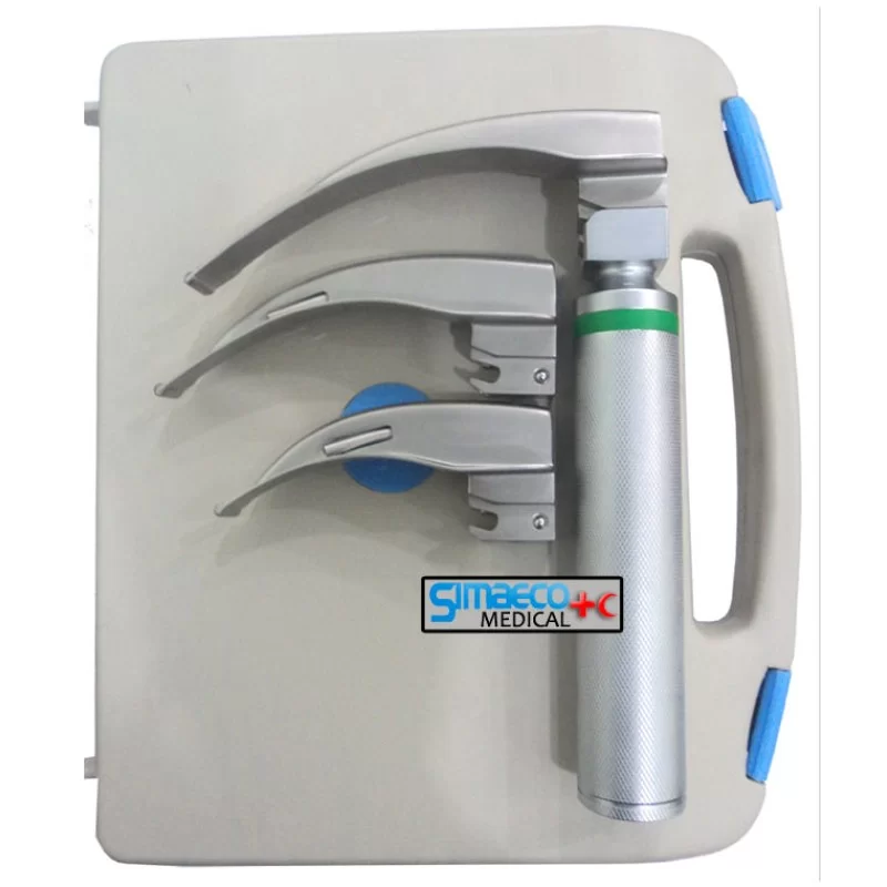 Fiber Optic McIntosh Laryngoscope Set of 3 Blades Fiber Optic McIntosh Laryngoscope Set of 3 Blades