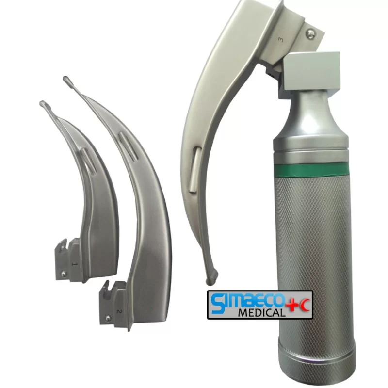 Fiber Optic McIntosh Laryngoscope Set of 3 Blades Fiber Optic McIntosh Laryngoscope Set of 3 Blades