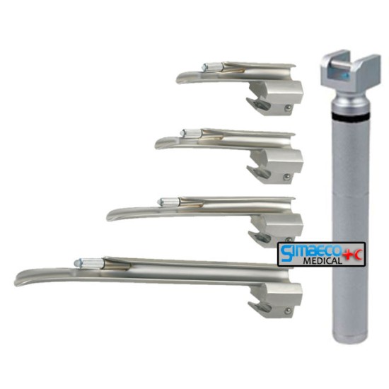 Standard Miller Laryngoscope Set of 4 Blades