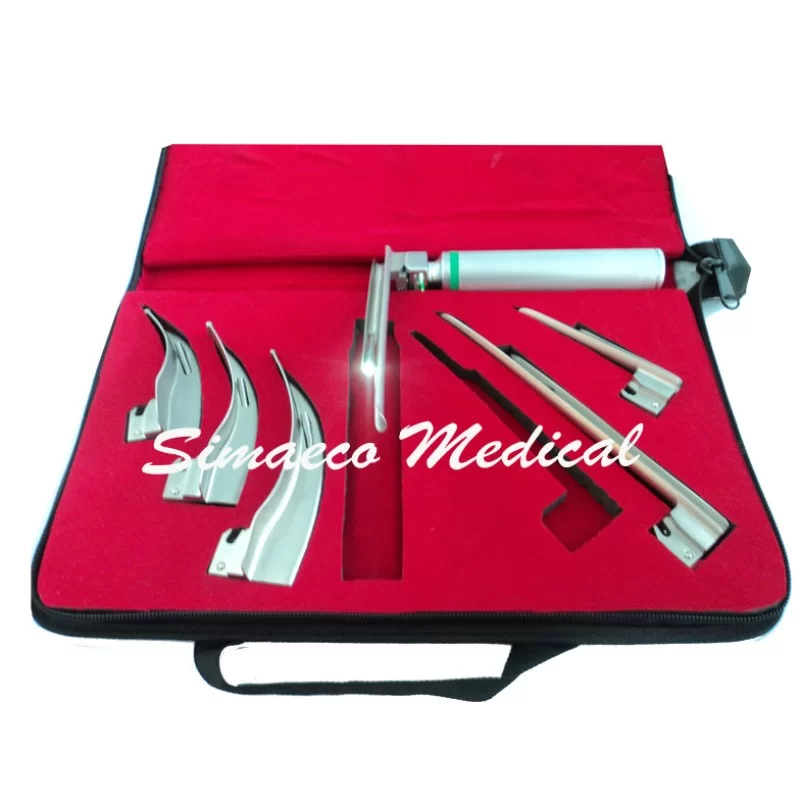 McCoy Fiber Optic Laryngoscope Set Blade No: 3 McCoy Fiber Optic Laryngoscope Set Blade No: 3