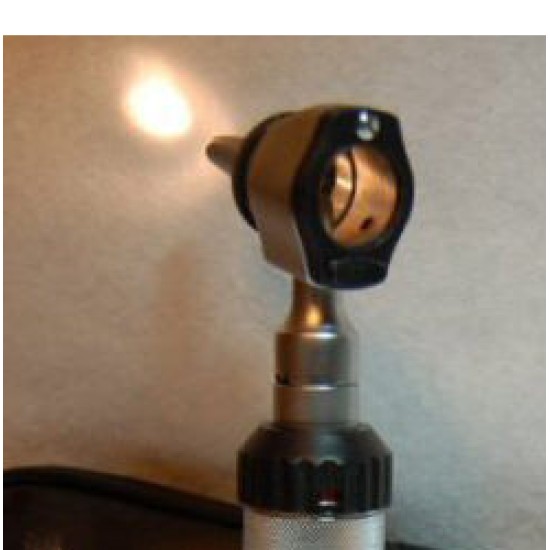 Fiber Optic Metal Body Otoscope & Opthlamoscope Set
