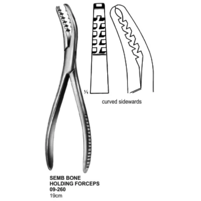 Semb Bone Holding Forceps 19cm