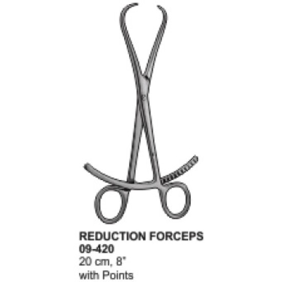 Reduction Forceps 20cm With Points 