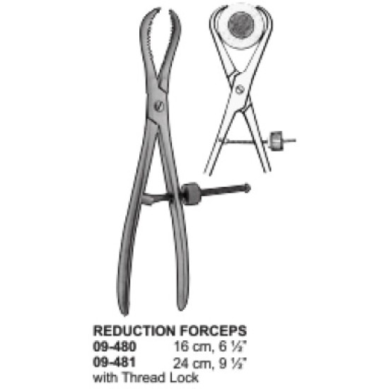 Reduction Forceps With Thread Lock