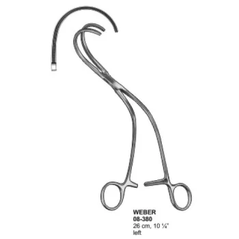 Weber Forcep 26 cm,Left