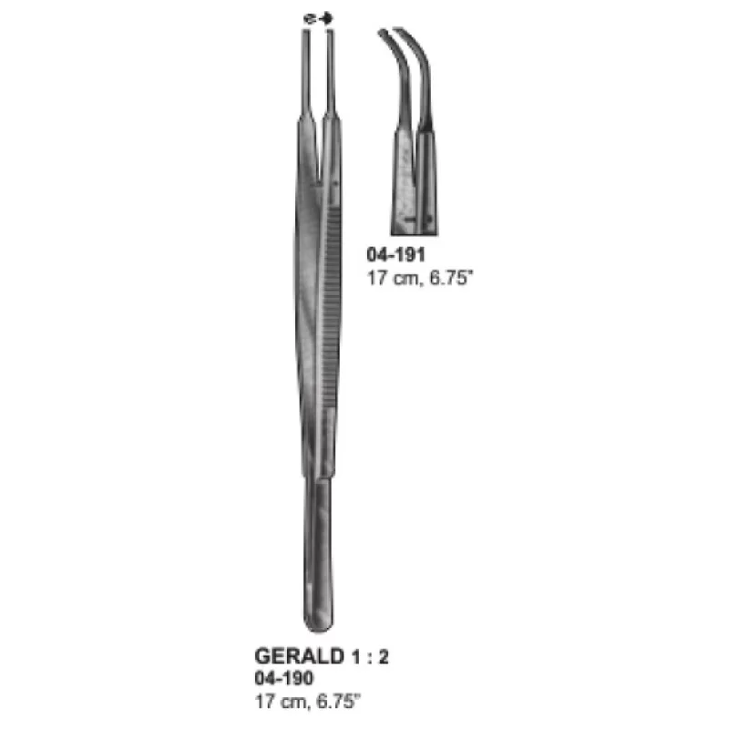 Gerald Forceps 1x2 Teeth Gerald Forceps 1x2 Teeth