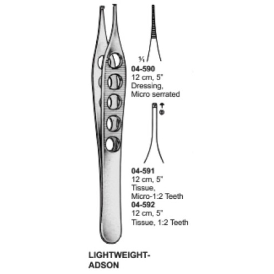 Lightweight-Adson Forcep