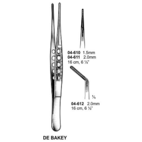 De-Bakey Forcep 16cm