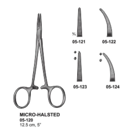 Micro-Halsted Forceps
