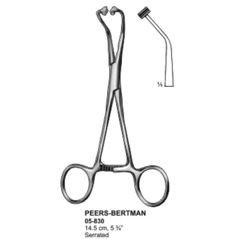 Peers-Bertman Towel Clamps 14.5 cm By SIMAECO MEDICAL Peers-Bertman Towel Clamps 14.5 cm By SIMAECO MEDICAL