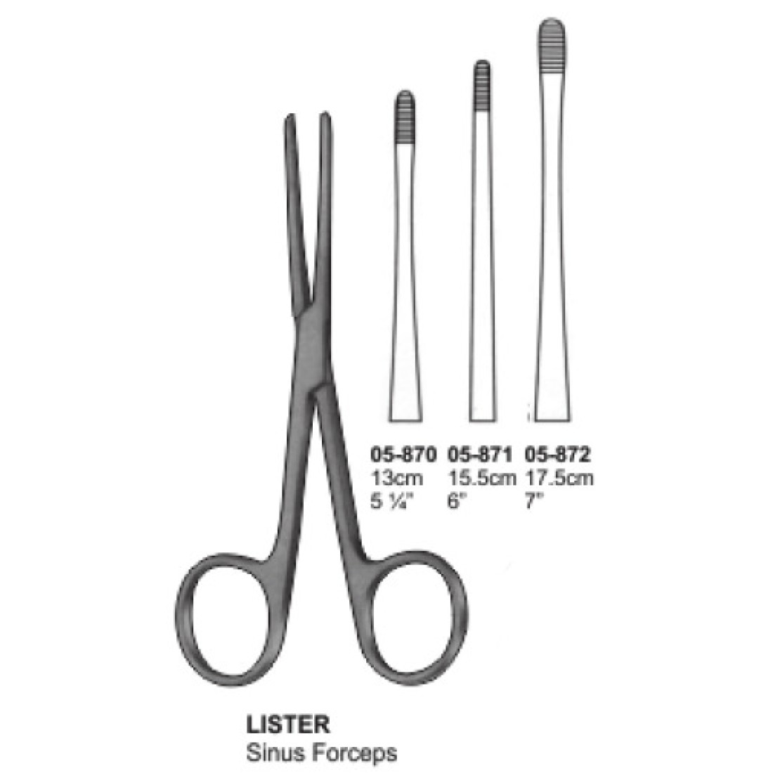 Lister Sinus Forceps