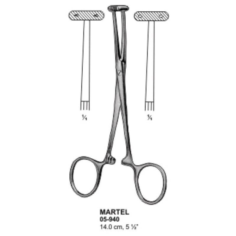 Martel Forceps 14cm