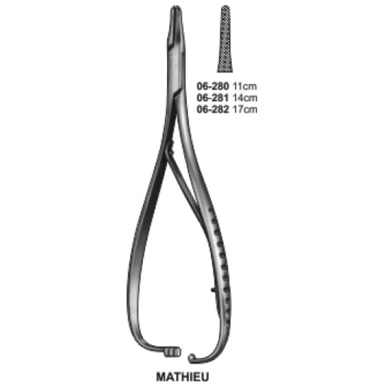 Mathieu Needle Holder Forcep