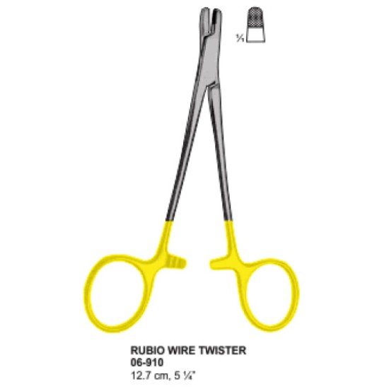 Rubio Wire Twister Needle Holders T.C 12.7cm