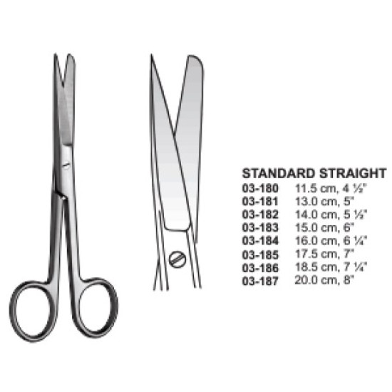 Operating Scissors S/B Straight