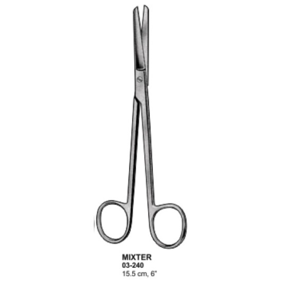 MIXTER Scissors 15.5 cm Straight