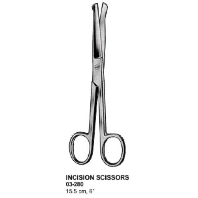 Incision Scissors 15.5 cm By SIMAECO MEDICAL Incision Scissors 15.5 cm By SIMAECO MEDICAL