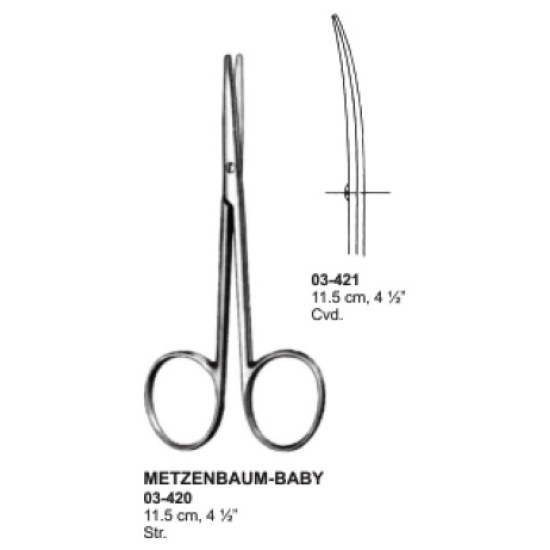 METZENBAUM-BABY Scissors 11.5 cm