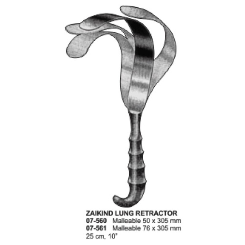 ZAIKIND LUNG RETRACTOR Malleable ZAIKIND LUNG RETRACTOR Malleable