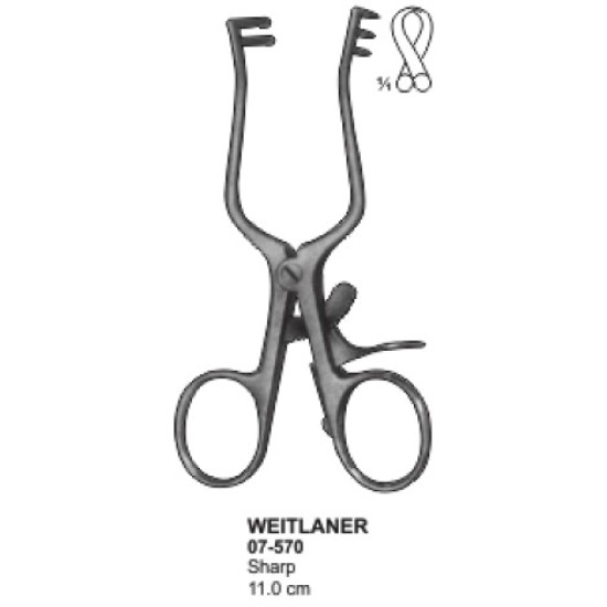 WEITLANER Retractor Sharp 