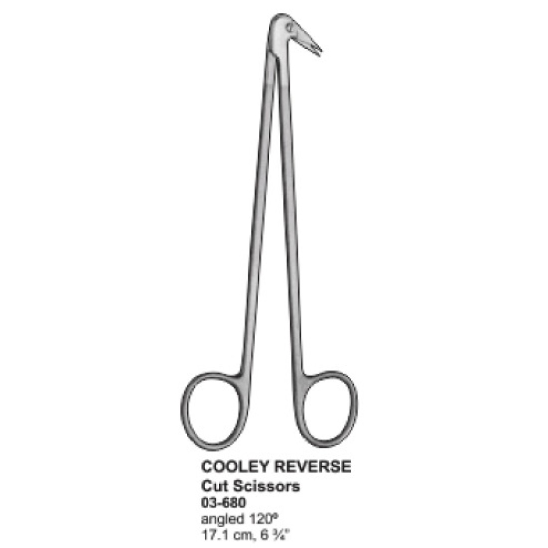 COOLEY REVERSE Cut Scissors Angled