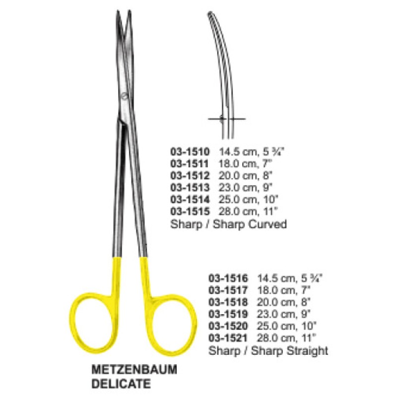 METZENBAUM DELICATE SCISSORS METZENBAUM DELICATE SCISSORS