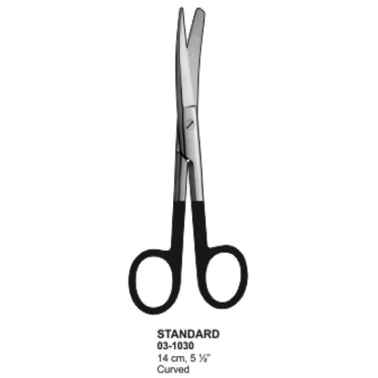 Super Cut Operating Scissors Sharp/Blunt Curved