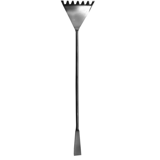 Aquarium Long Spatula With Prongs 12"