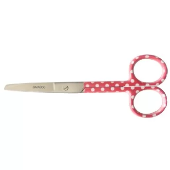 Nursing Scissor 5" Red With White Dots