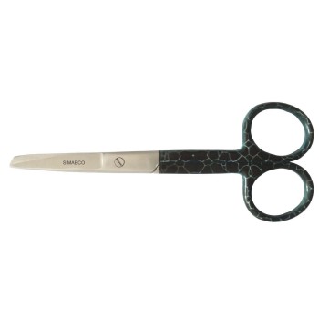 Nursing Scissors 5" Black with Green Sparks