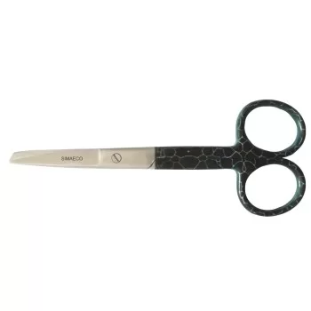 Nursing Scissors 5" Black with Green Sparks