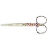 Nursing Scissor 5" White With Color flowers