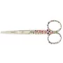 Nursing Scissor 5" White With Color flowers