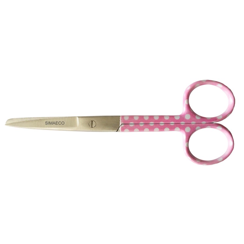 Nursing Scissor 5" Green With White Dots