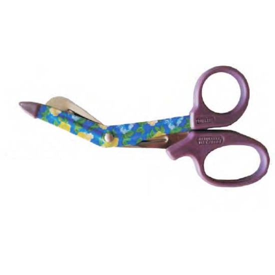 Utility scissors 5.5” 7.5”   Paper coated flower design